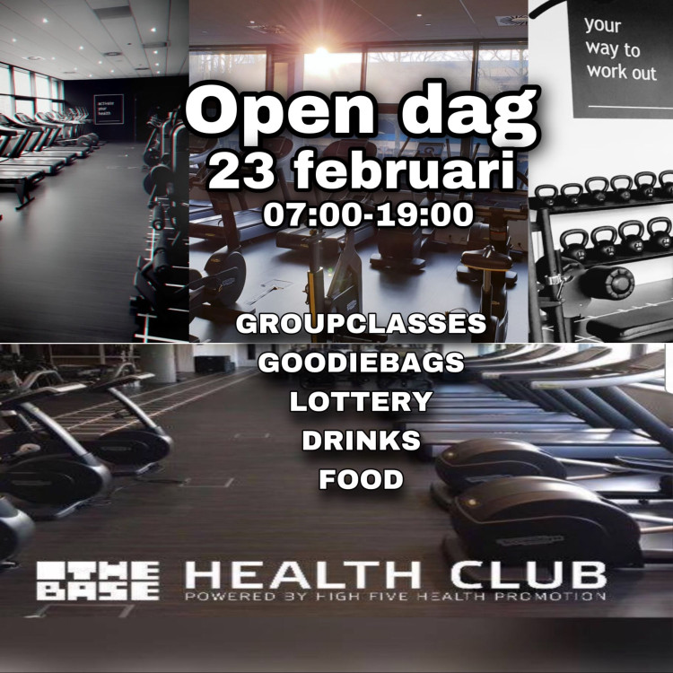 Open Dag Health Club The Base 28 Februari 07:00-19:00