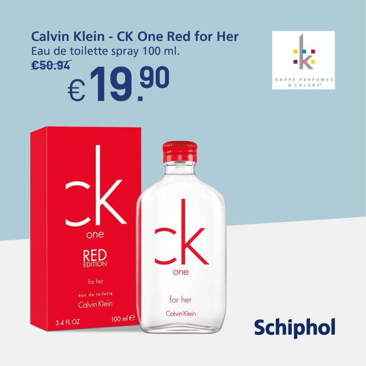 Special offer: Calvin Klein for her. Now available for €19.90