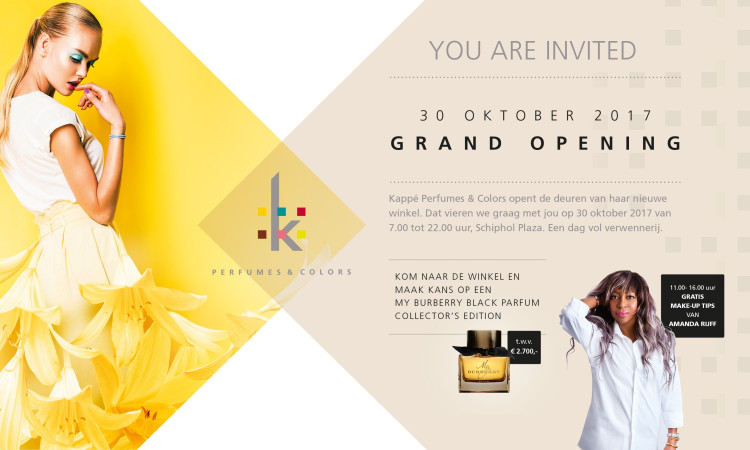 Opening nieuwe winkel Kappé op Schiphol Plaza
