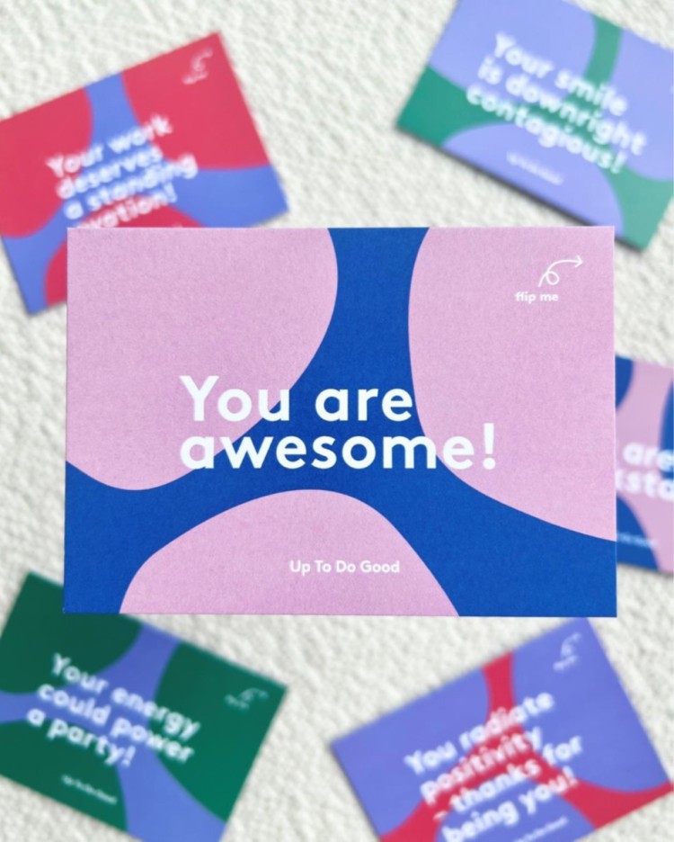 Up To Do Good verspreidt vreugde en positiviteit op Schiphol Plaza met "You are awesome" campagne